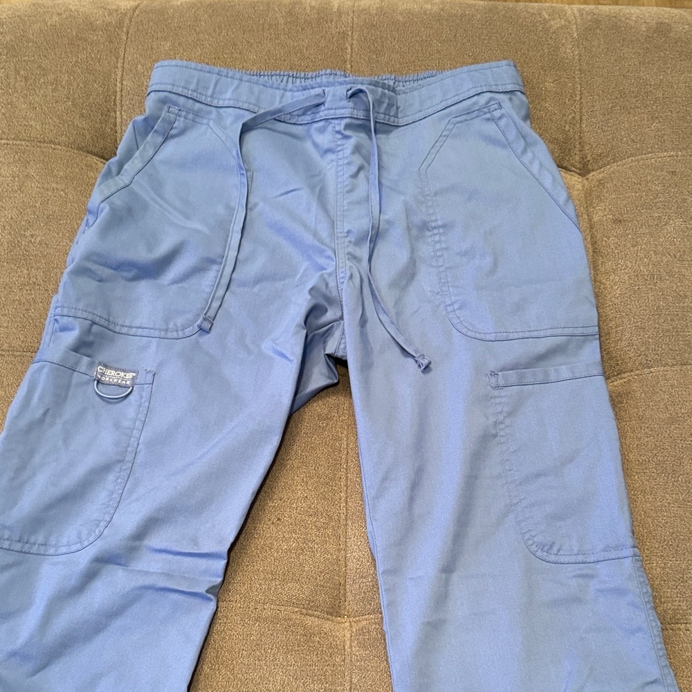 Light Blue Scrub Pants